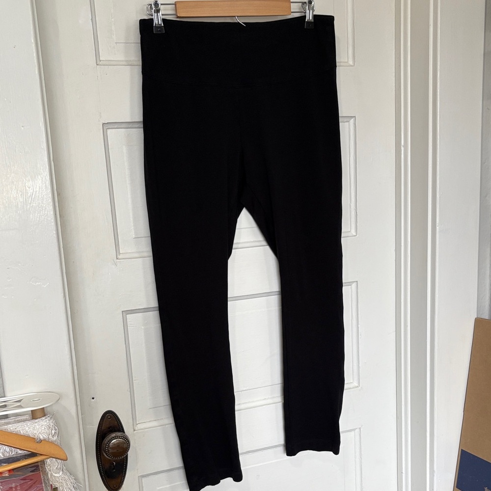 WHBM - Black High-Waisted Leggings Size L